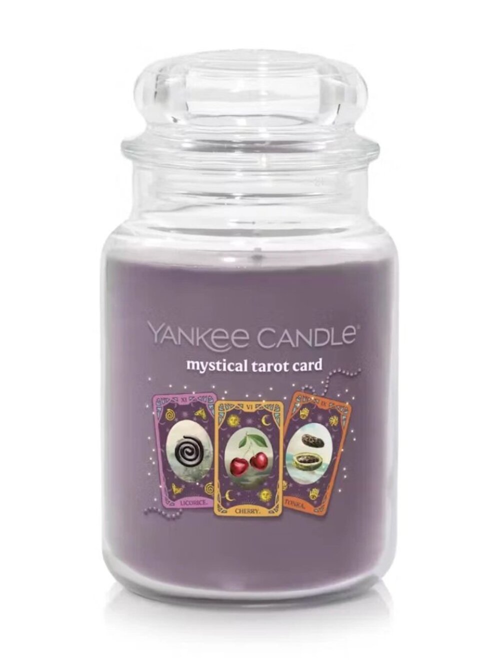 YANKEE CANDLE Mystical Tarot Card Large 22oz Original Jar Candle New HTF